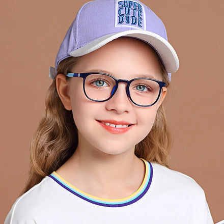 Silicon Flexible Children Kids Eyeglasses Eyewear Optical Frames Glasses
