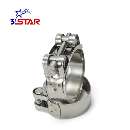 20-22MM Heavy Duty Tube Clamp Automotive Ss Clamp Single Bolt Head Stainless Steel T Bolt Clamp