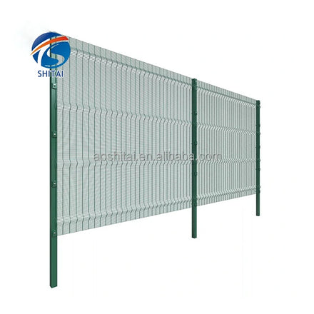 Hot Sale High Security Welded Anti-theft Fencing clear View square Post 358 Fence Powder Coated Perimeter 358 Fencing for Airport