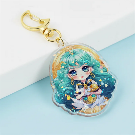 Custom Gradient Acrylic Keychains Custom Acrylic Charms Keychains Gradient Colors Acrylic Keychains