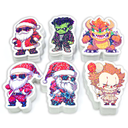 Customized Self-Adhesive Waterproof PVC Die-Cut Vinyl Stickers for Packaging Labels