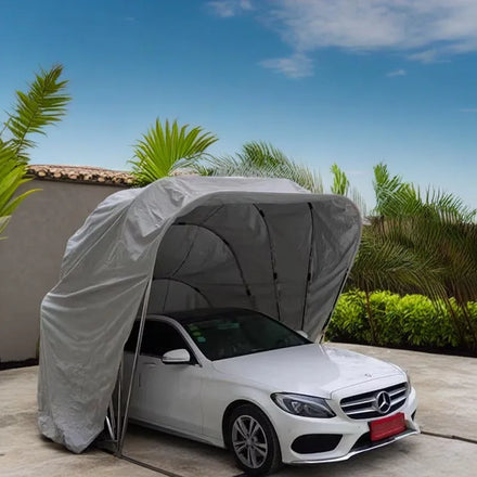 Galvanized Iron Easy-Use Outdoor Garage Durable Carport Canopy Folding Car Cover Portable Tent Shelter