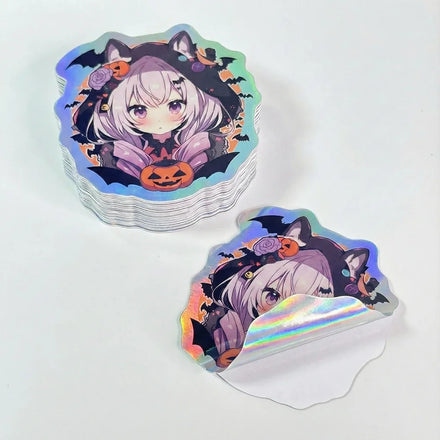 Custom Die Cut PVC Label Stickers Printing Waterproof Vinyl LOGO Adhesive Packaging Labels