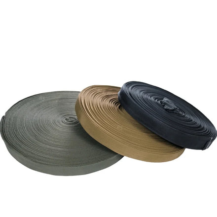 Factory Wholesale 25MM 22MM Binding Tape RG / BLACK /CB Color Polyester Tape Webbing Straps