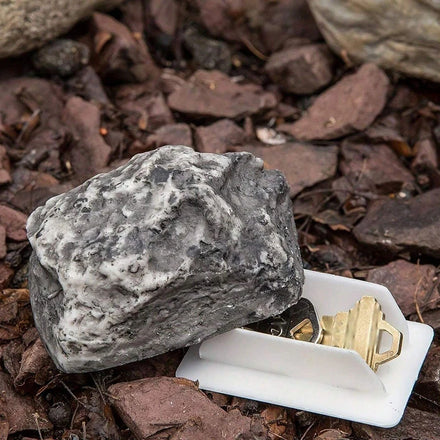 New Stone Security Secret Container Home Outdoor House Spare Safe Storage Holder Hide Key Rock