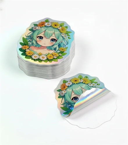 Custom Waterproof Self-Adhesive PVC Vinyl Die Cut Sticker Roll Self-Hosting Product Logo Label Printing for Packaging Products