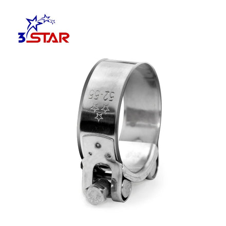 Heavy Duty Tube Clamp Automotive Ss Clamp Single Bolt Head Stainless Steel T Bolt Clamp