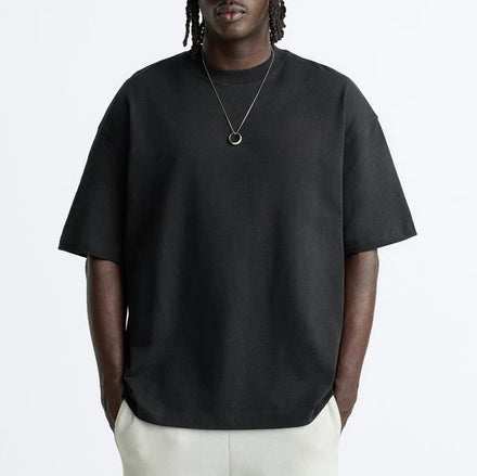 Custom Men's Tshirts High Quality 100%cotton Blank Crew Neck Streetwear T Shirts Heavyweight Oversized Tshirts for Men
