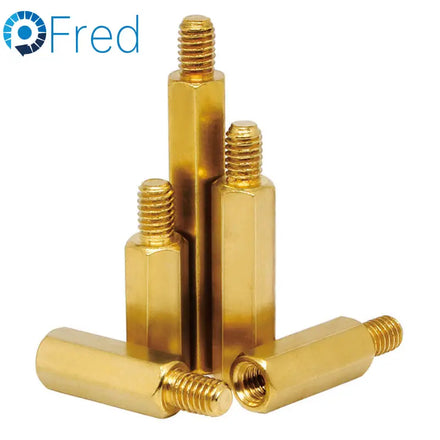 Custom Made M3 M6 M8 Male Aluminum Stainless Steel or Brass Screws Hexagon or Hex Head Standoff for PCB