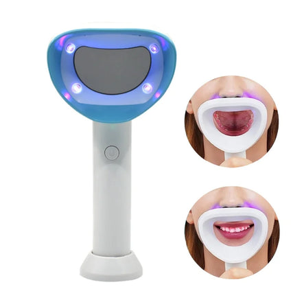 Portable Dental Plaque Detector Oral Hygiene Plaque Monitor Home Use Dental Care Whitening Tool for Kids Adults