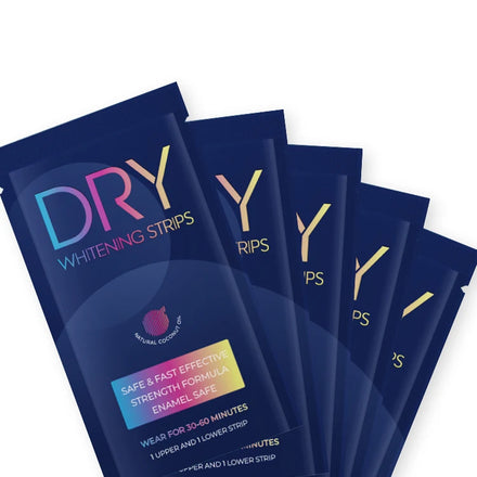 Private Label Fruit Flavored PAP Dry Teeth Whitening Strips With Custom LOGO for Home Use