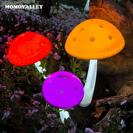 Garden Ornament Waterproof Motif Light LED 12v outdoor mushroom lights for Park Decoration festive lighted illuminated