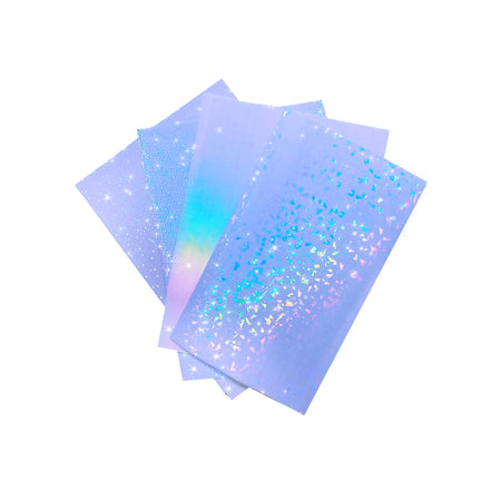 Holographic 3D Effect Waterproof Photo Laminate Paper A4 3D Bubble Adhesive Cold Laminate Film BOPP Holographic Overlay Film