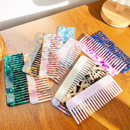 Wholesale Girls Pocket Comb Plastic Tooth & Handle Home Use Hair Brush JR JR- Fashion