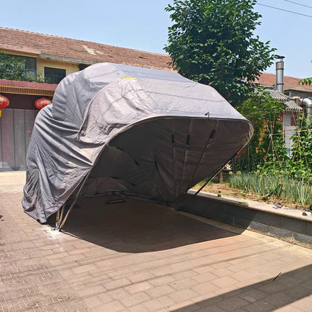 Manual Car Canopy Mobile Carport Foldable Parking Tents Outdoor Tent for Folding Garage Durable Car Cover