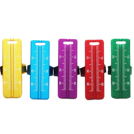 Colorful Dental Endodontic Finger Ruler for Endo Span Measurement Scale Gauge Dentistry Ring Ruler for Endodontic Dentist Tools