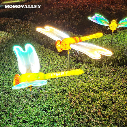 IP65 Outdoor Lighting Garden Exterior Scenic Area Planning Creative Products Led Dragonfly Light for Christmas Decorationsevent