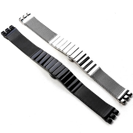 Compatible with watch YCS 443G Concave Convex Interface 19mm Stainless Steel Watch Band