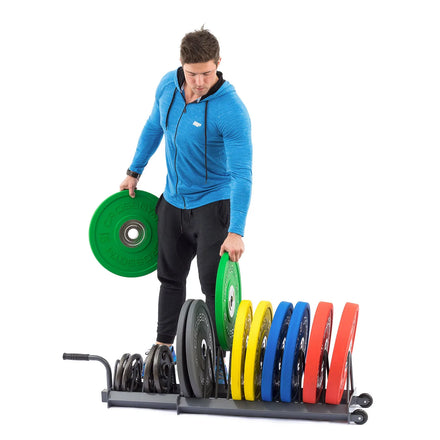 New Hot Sell Gym Equipment Steel Bumper Plates Storage Weight Plates Rack for Gym Exercise