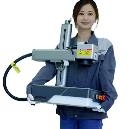 2024 Portable Small Mini 20w Max Fiber Laser Marking Machine for Metal Jewelry Plastic Steel Aluminum Gold Silver Rings