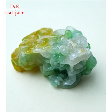 Myanmar Natural a Type Jadeite Jade White Pendant Green SWhite ANCWhite AI White Pendant Emerald White Pendant 50.53