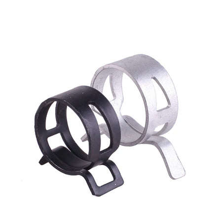 Black/Silver Dacromet or Yellow Zinc Plated Spring Loaded Suspension Automotive Flexible Hose Clips