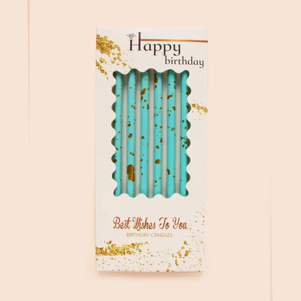 6pcs Pack Hot Stamping Candles Birthday Party Festival Celebration Cake Accessories Decorative Smokeless Creative Cake Candle