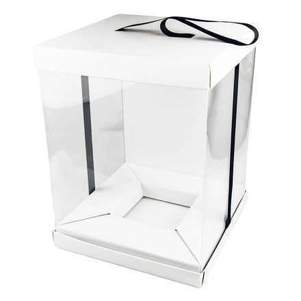 Custom Transparent PVC Folding Carton Box with Paper Cover for Gift Packaging