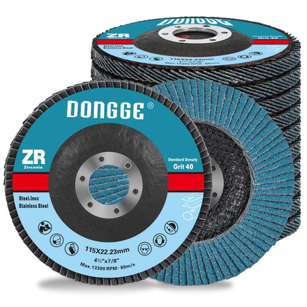 Manufacturer 4.5'' Zirconia Abrasive Flap Disc Angle Grinder Disc 4 1/2 Zirconia Flap Disc for Stainless Steel