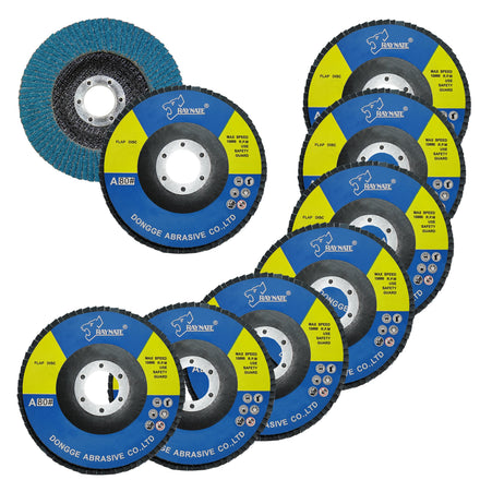 High Quality 115*22mm Flap Disc 4.5inch Abrasive Aluminum Oxide Flap Disc Grain 40 Flap Disco for Metal