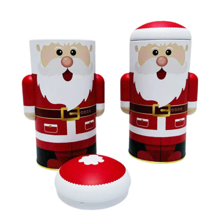 Wholesale Custom RTS Product Unique Shape Metal Box Christmas Gift Tin Can for Candy Chocolate