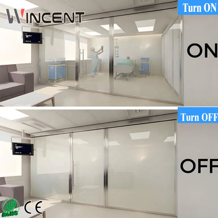 Self-adhesive Transmittance 92% Pdlc Electric Switchable Smart Glass Film for Office Privacy Glass