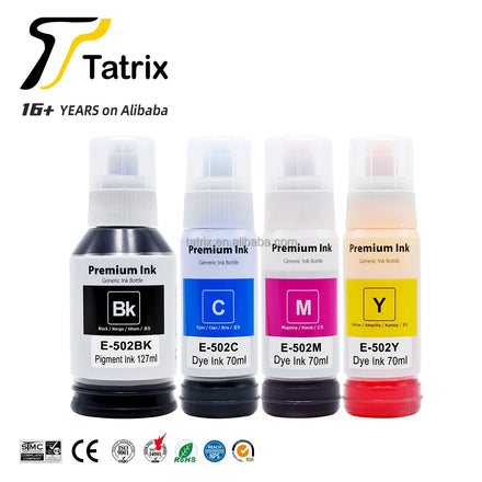 Tatrix epson T502 502 E-502 Compatible Ink for Epson ET-2750 Printer