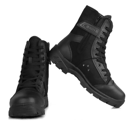 Reinforced Stitching With Ankle Support Tactical Training Boots Breathable Security Boots