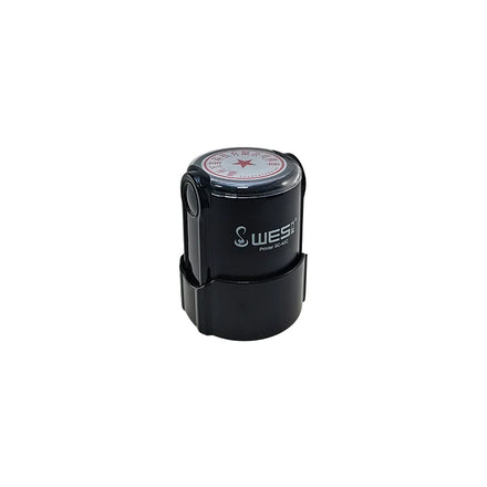 Factory Price 40MM Circle Self-inking Stamp Custom logo Stamp Office Sellos with Cap