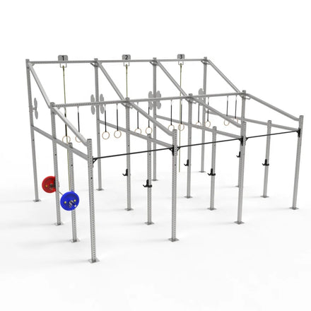 Sunshine Brand Commercial Fitness Equipment Multifunctional Station Gym Squat Rack Free Standing Cross Fit Rig Competition Metal