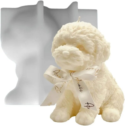 Cute LittleTeddy Candle Mold for Soap Soy Wax Epoxy DIY Handcraft Party Dinner Ornaments Valentine's Day Wedding Decoration