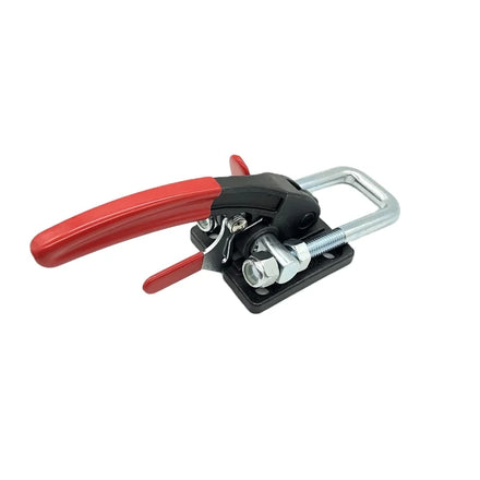 China Wholesaler HS-40360-ST Similar to 385-R Heavy Duty Threaded U-hook Latch Toggle Clamp with Toggle Lock Plus