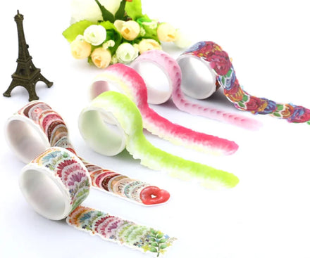 Customized Flower Petal Washi Tape Custom Printing Masking for Scrapbook Journal Manufa