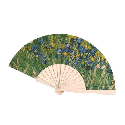 Customized Printing with Logo Wooden Hand Fan for Home or Party Decoration