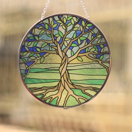 Factory Price Art Deco Stained Glass Window Design Suncatcher Kit Leaded Earrings Hanging Home Decor Low Price