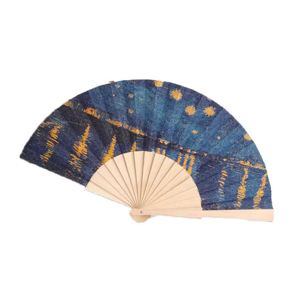 Wooden Printing Hand Fan for Wedding or Home Decoration Custom Wooden Fans