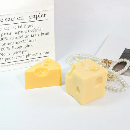 Square Cheese Shape Candle Silicone Molds for Making Candle Resin Aromatherapy Candles Handmade Wax Soap Home Decor Craft