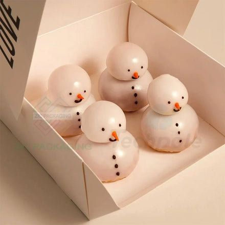 Eco Friendly Luxury Cake Packaging Sushi Box Takeaway Cupcake Bakery Cookies Brownie Packaging Box Disposable Food Packaging