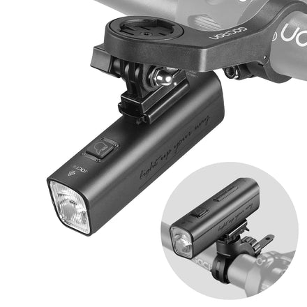 Gaciron Newest 1200lm IPX6 Waterproof 4400mAh Bike Headlight Bank Type-C Handlebar Wireless Remote Control MTB Road Cycling Bike