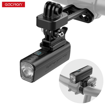 Gaciron KIWI-400 400 Lumen Compact Bike Front Headlight IPX6 Waterproof Aluminum Alloy with 1600mAh Battery