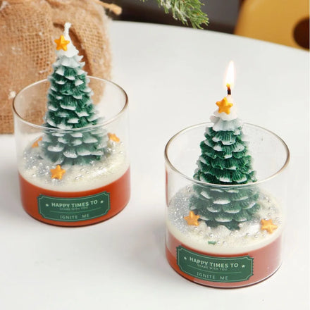 Handmade Eco-Friendly Luxury Soy Wax Pillar Candles-Unique Design Customized Scents Easter Christmas Holiday Decorations Diwali