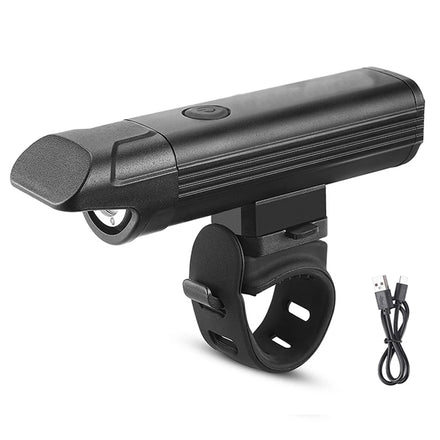 Anti-Glare Portable Headlight USB Rechargeable Aluminum IPX6 Waterproof Mountain Bike Front LED Light for Night Riding