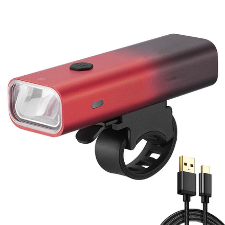 Hot Durable 600lm USB Rechargeable 4mode Headlight Portable Waterproof Night Riding Bike Front Lamp LED Bicycle Light
