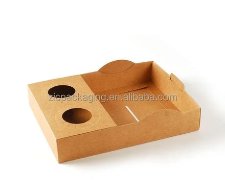 Eco Friendly Bakery Packaging Cake Bakery Waffle Minivan Cake Brownie Packaging Paper Box Disposable Food Packaging with Insert